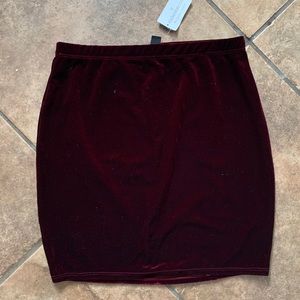 Velvet skirt